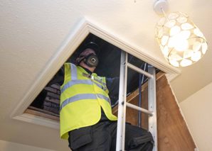 Installer In Loft Installing Insulation