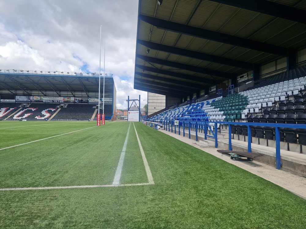 Inside Widnes Viking Stadium