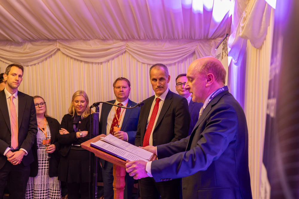 Graham Levinsohn, CEO Of Sureserve Speaking At Parlimentary Event