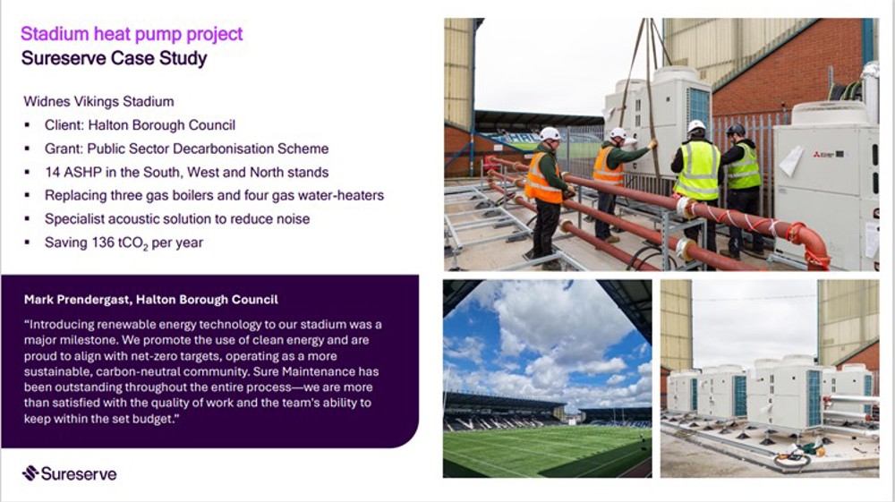 Sureserve heat pump case study