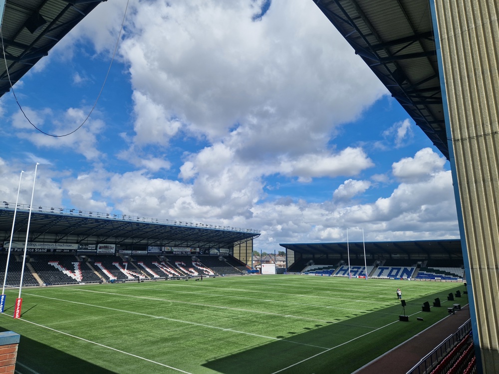 Side View Widnes Viking Stadium