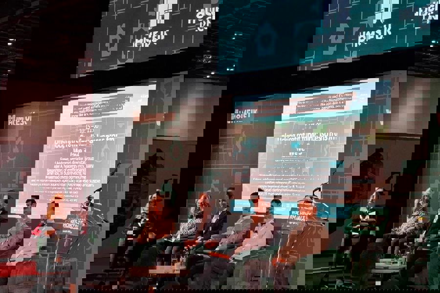 Speakers sat at table 